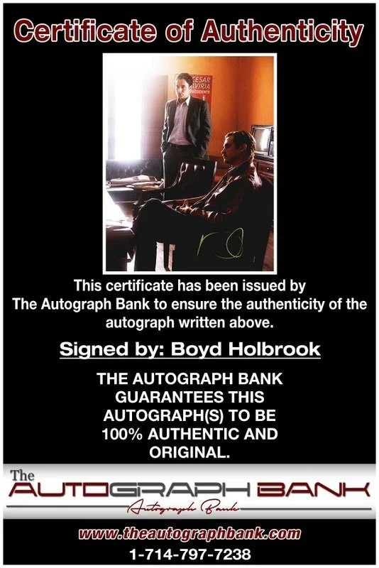Boyd Holbrook — Boyd Holbrook authentic signed celebrity 8x10 photo W/Cert Autographed D3, image 2