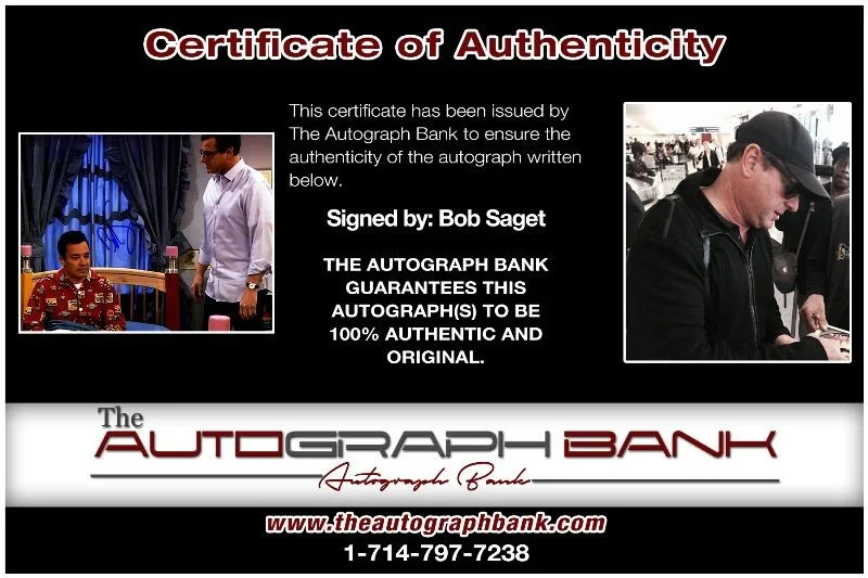 Bob Saget — Bob Saget authentic signed celebrity 8x10 photo W/Cert Autographed 41916a, изображение 2