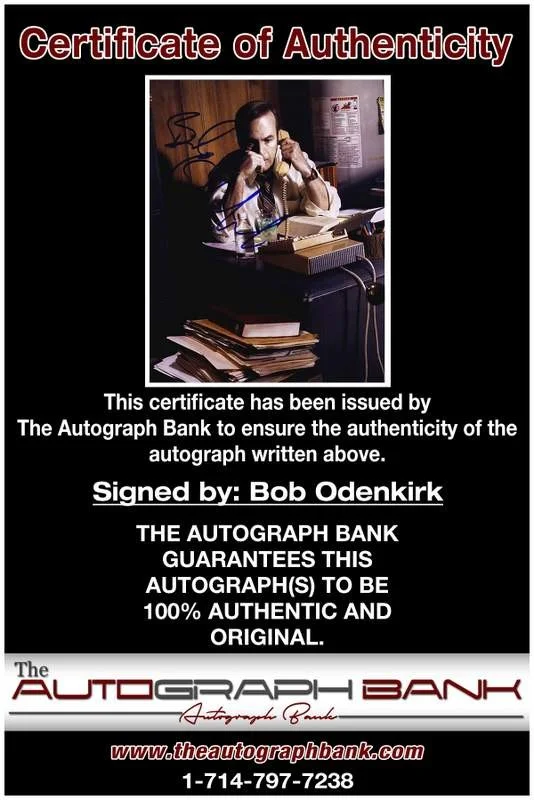 Bob Odenkirk — Bob Odenkirk authentic signed celebrity 8x10 photo W/Cert Autographed B0004, изображение 2