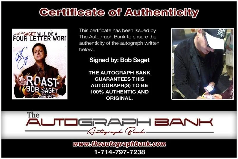 Bob Saget — Bob Saget authentic signed celebrity 8x10 photo W/Certificate Autographed (C7), image 2