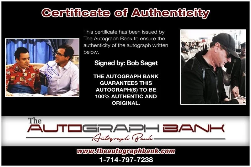 Bob Saget — Bob Saget authentic signed celebrity 8x10 photo W/Cert Autographed D15, изображение 2