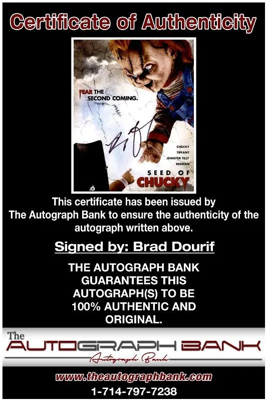 Brad Dourif — Brad Dourif authentic signed celebrity 8x10 photo W/Cert Autographed 2616a, изображение 2