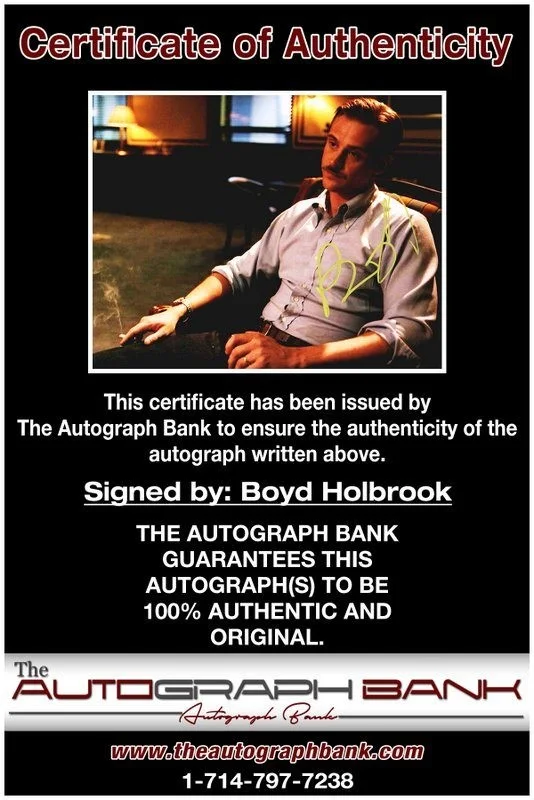 Boyd Holbrook — Boyd Holbrook authentic signed celebrity 8x10 photo W/Cert Autographed D4, изображение 2
