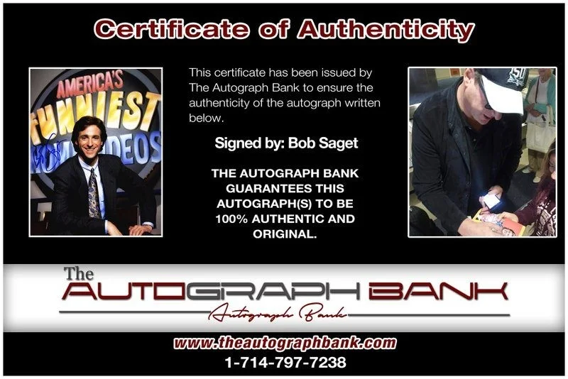 Bob Saget — Bob Saget authentic signed celebrity 8x10 photo W/Cert Autographed D28, изображение 2