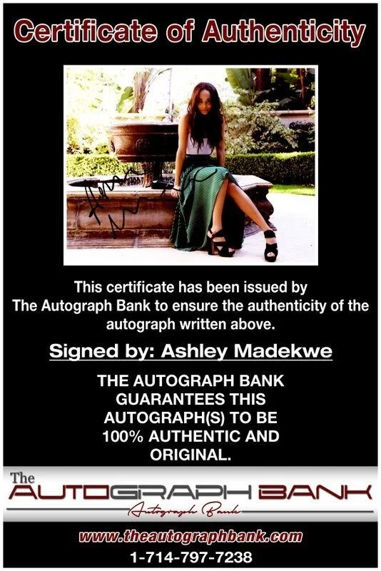 Ashley Madekwe — Ashley Madekwe authentic signed celebrity 8x10 photo W/Cert Autographed C6, изображение 2