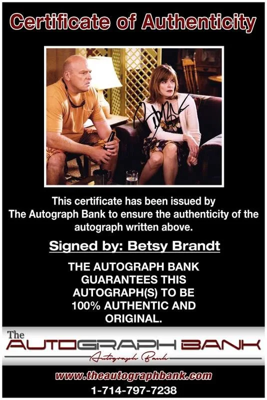 Betsy Brandt — Betsy Brandt authentic signed celebrity 8x10 photo W/Cert Autographed B0003, image 2