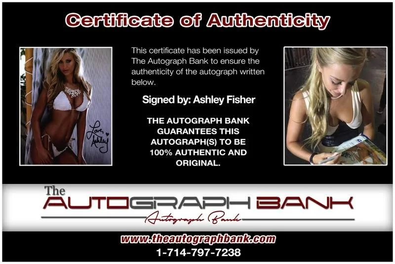 Ashley Fisher — Ashley Fisher authentic signed model 8x10 photo W/Cert Autographed A0002, изображение 2