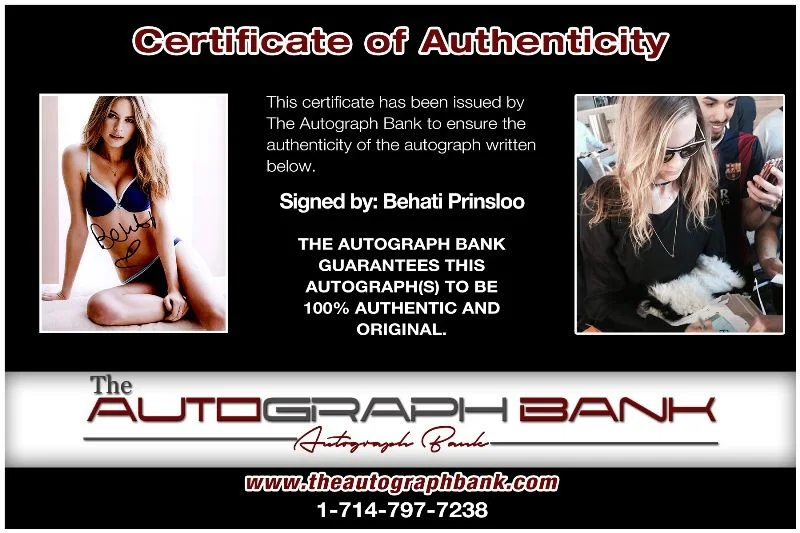 Behati Prinsloo — Behati Prinsloo authentic signed celebrity 8x10 photo W/Cert Autographed 2616m2, image 2
