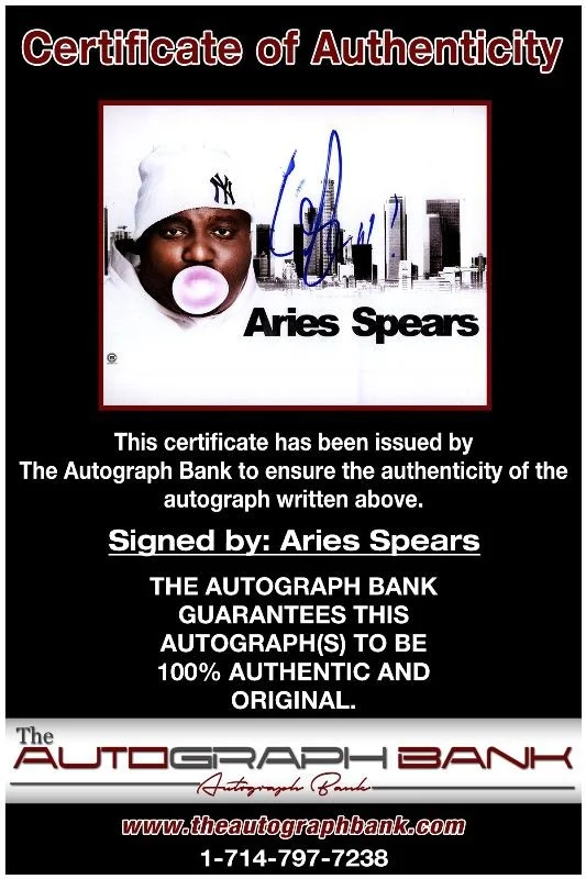 Aries Spears — Aries Spears authentic signed celebrity 8x10 photo W/Cert Autographed 41116a, изображение 2
