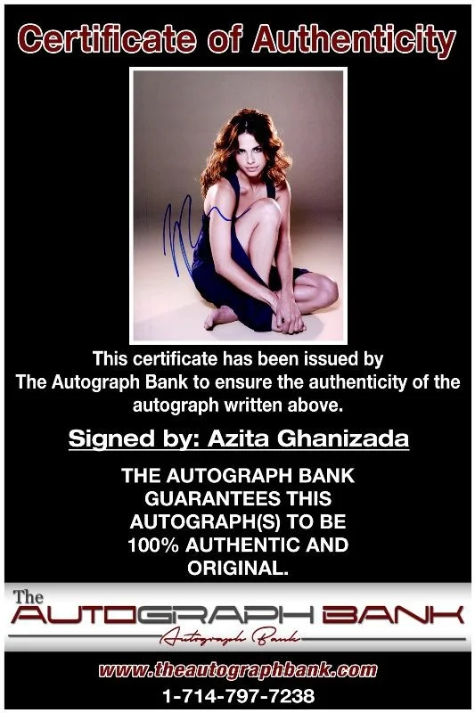 Azita Ghanizada — Azita Ghanizada authentic signed celebrity 8x10 photo W/Cert Autographed 2616b, image 2