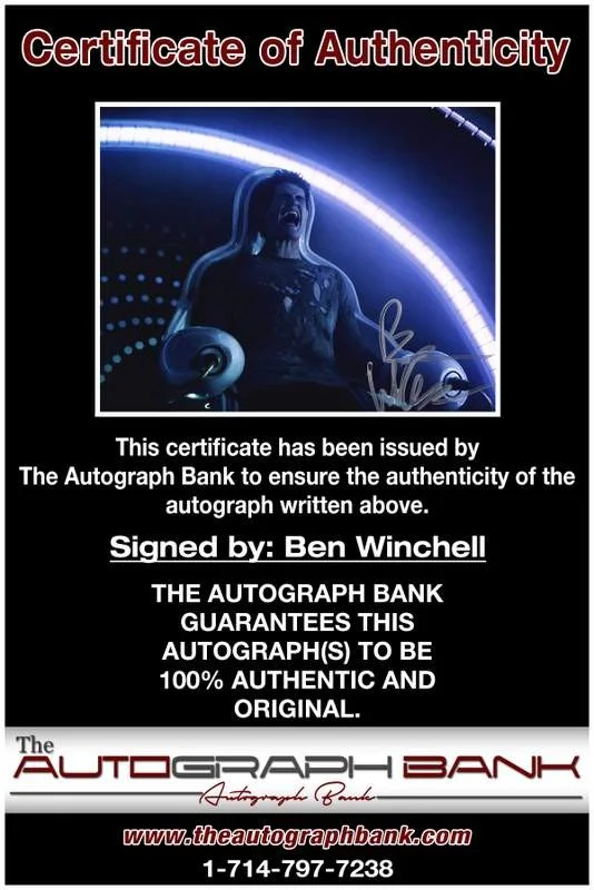 Ben Winchell — Ben Winchell authentic signed celebrity 8x10 photo W/Cert Autographed B0005, image 2