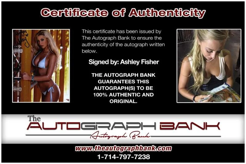 Ashley Fisher — Ashley Fisher authentic signed model 8x10 photo W/Cert Autographed A0017, изображение 2