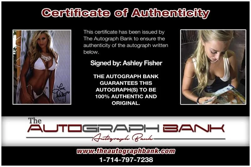 Ashley Fisher — Ashley Fisher authentic signed model 8x10 photo W/Cert Autographed A0013, изображение 2