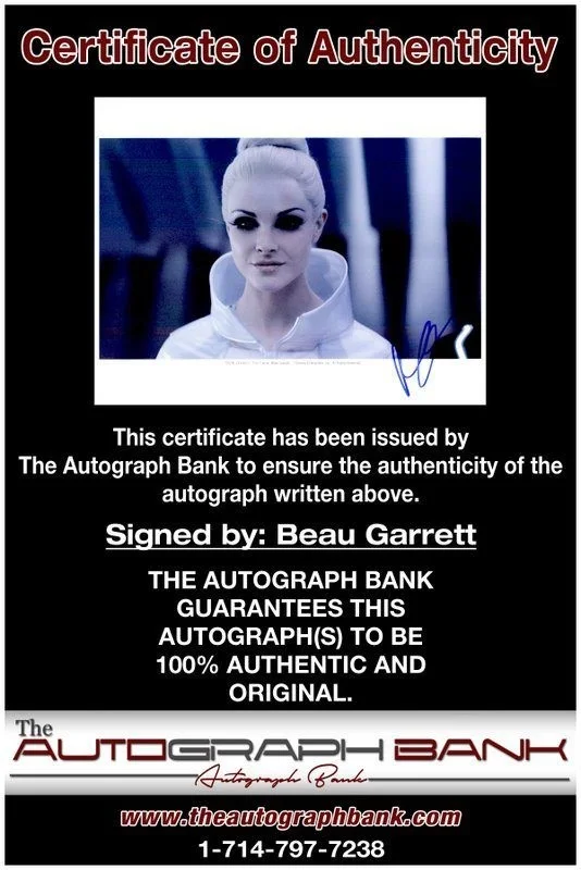 Beau Garrett — Beau Garrett authentic signed celebrity 8x10 photo W/Cert Autographed C1, изображение 2