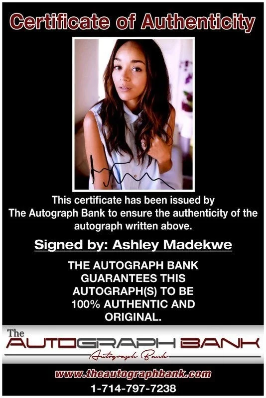 Ashley Madekwe — Ashley Madekwe authentic signed celebrity 8x10 photo W/Cert Autographed C7, изображение 2