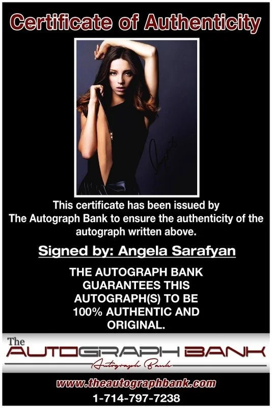 Angela Sarafyan — Angela Sarafyan authentic signed celebrity 8x10 photo W/Cert Autographed D4, image 2