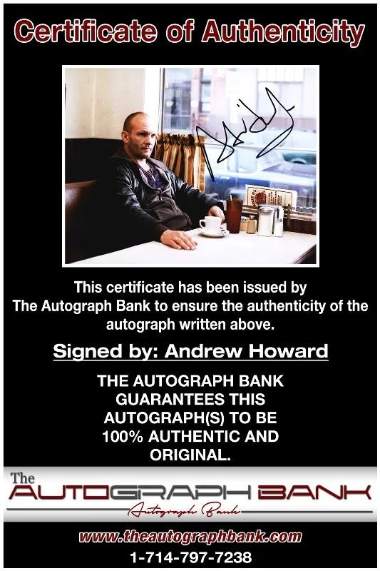 Andrew Howard — Andrew Howard authentic signed celebrity 8x10 photo W/Cert Autographed 51816e, изображение 2