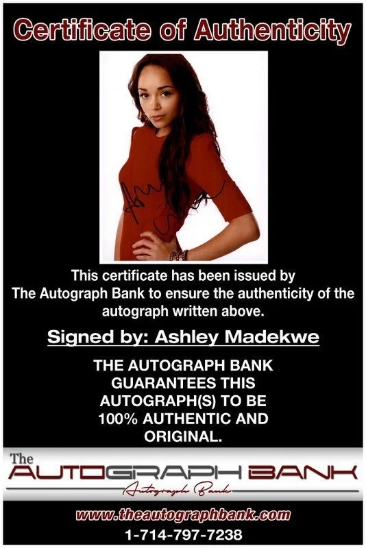 Ashley Madekwe — Ashley Madekwe authentic signed celebrity 8x10 photo W/Cert Autographed C9, image 2