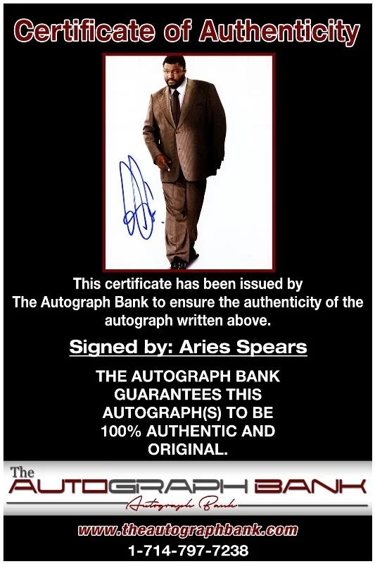 Aries Spears — Aries Spears authentic signed celebrity 8x10 photo W/Cert Autographed 41116c, изображение 2