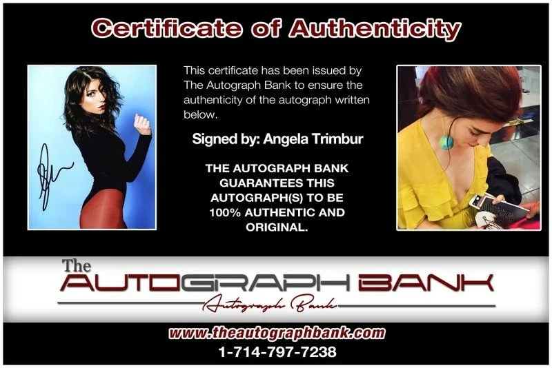 Angela Trimbur — Angela Trimbur authentic signed celebrity 8x10 photo W/Cert Autographed D2, изображение 2