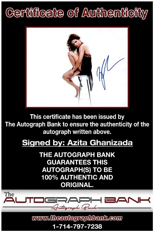 Azita Ghanizada — Azita Ghanizada authentic signed celebrity 8x10 photo W/Cert Autographed 2616a, image 2