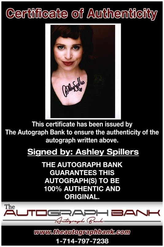 Ashley Spillers — Ashley Spillers authentic signed celebrity 8x10 photo W/Cert Autographed D4, изображение 2