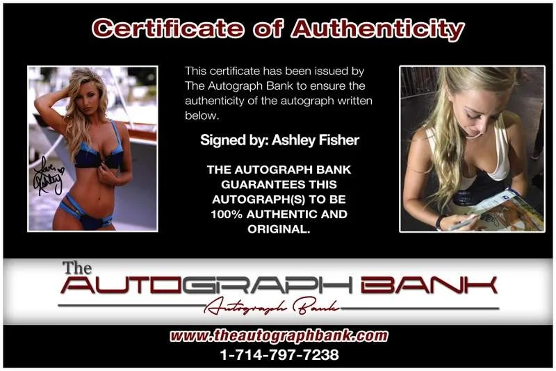 Ashley Fisher — Ashley Fisher authentic signed model 8x10 photo W/Cert Autographed A0018, image 2