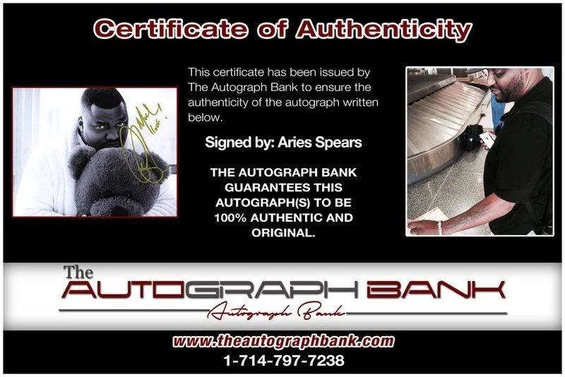 Aries Spears — Aries Spears authentic signed celebrity 8x10 photo W/Cert Autographed D6, image 2