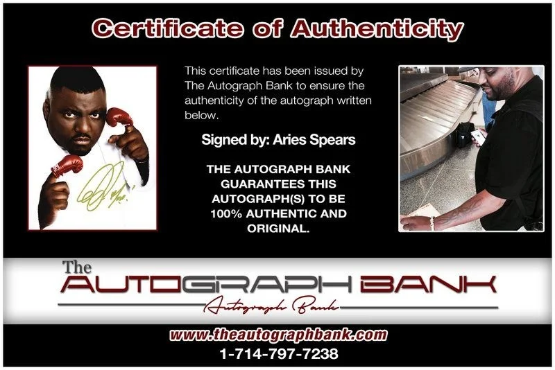 Aries Spears — Aries Spears authentic signed celebrity 8x10 photo W/Cert Autographed D2, image 2