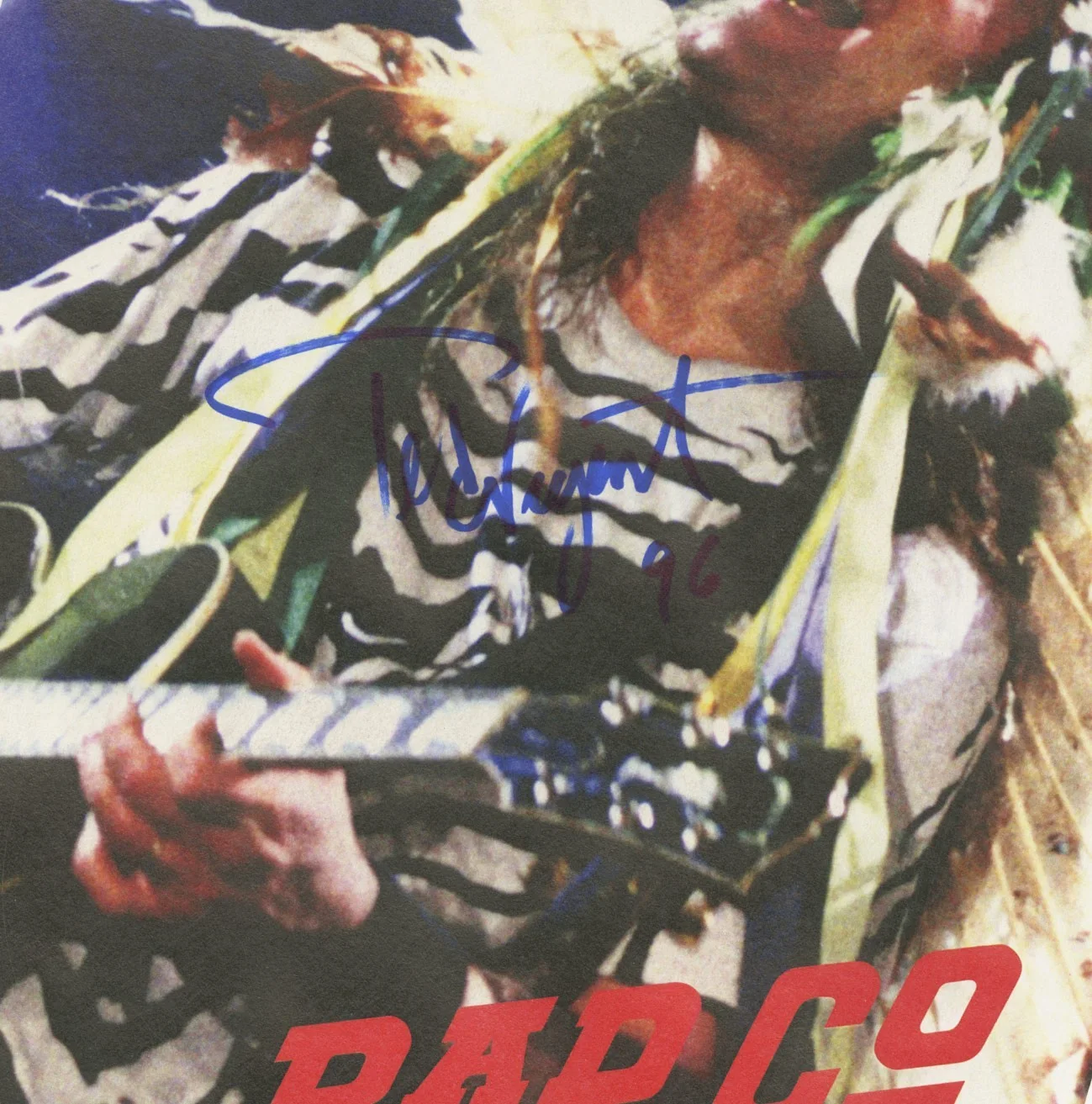 Ted Nugent autographed gig poster, image 2