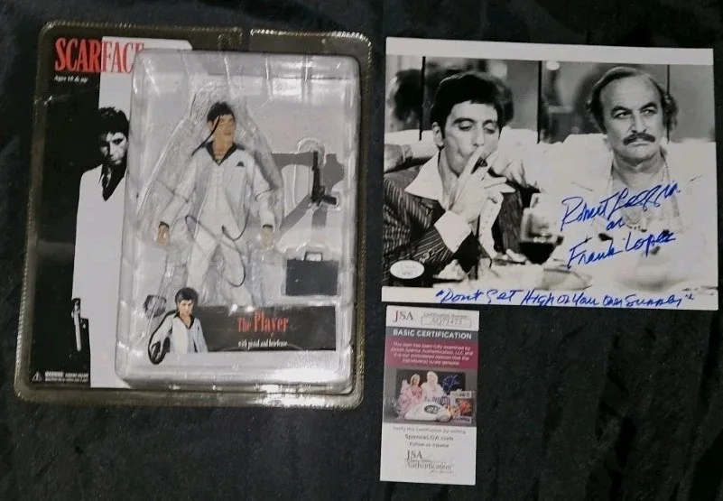 Al Pacino — AL PACINO SIGNED MEZCO THE PLAYER SCARFACE ACTION FIGURE TONY MONTANA GODFATHER, изображение 2