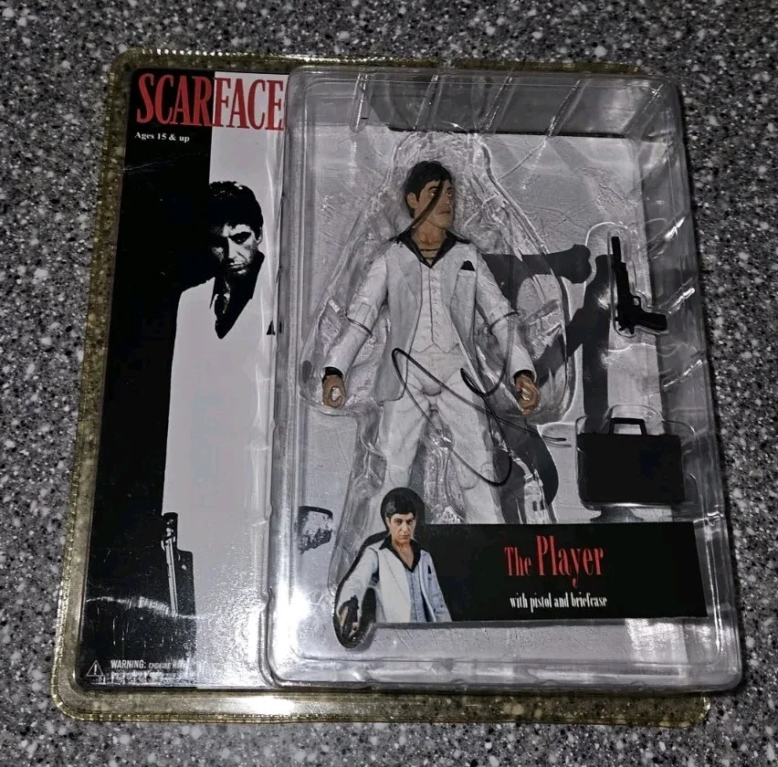 Al Pacino — AL PACINO SIGNED MEZCO THE PLAYER SCARFACE ACTION FIGURE TONY MONTANA GODFATHER, изображение 5