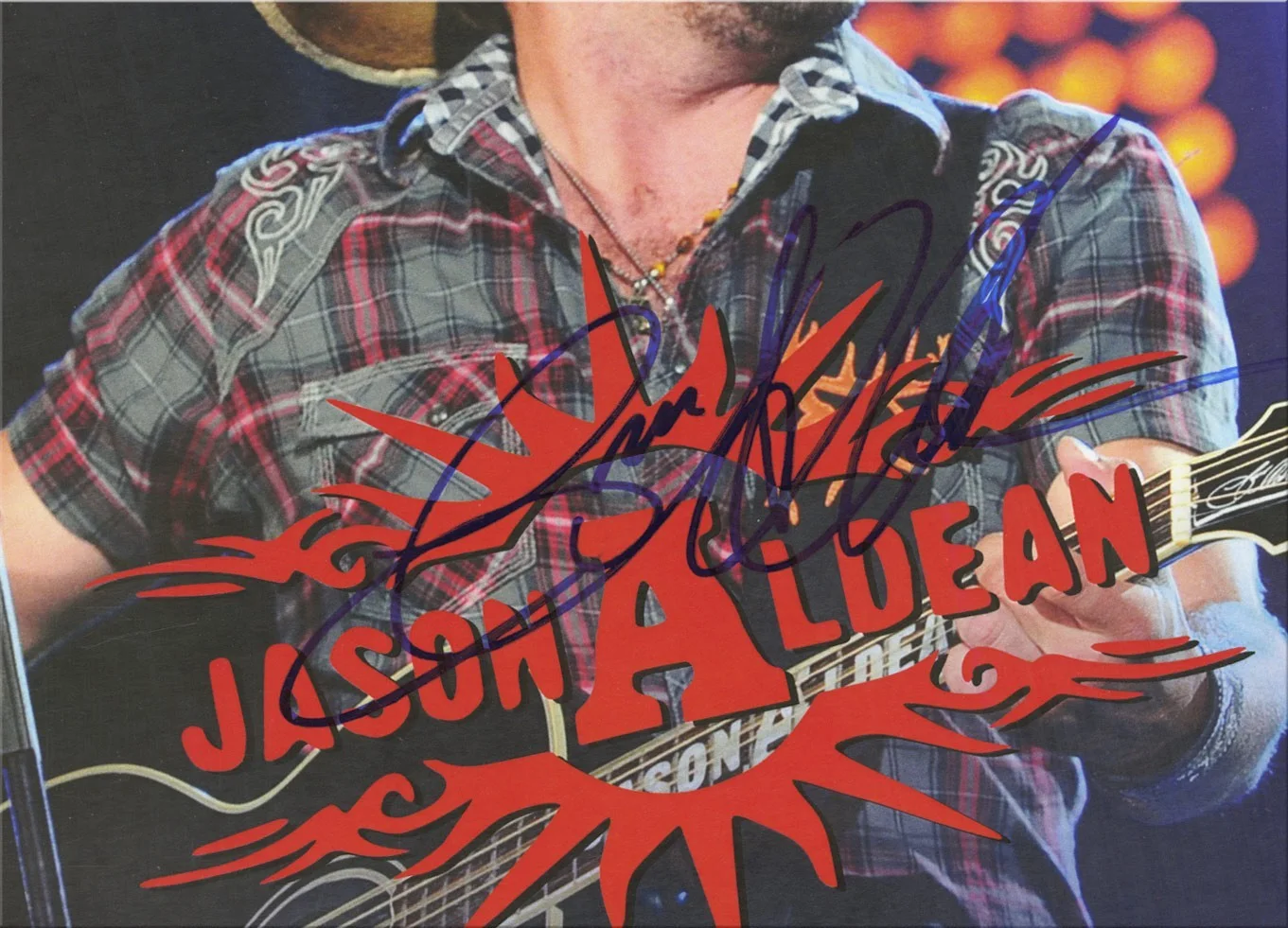 Jason Aldean autographed gig poster, image 2