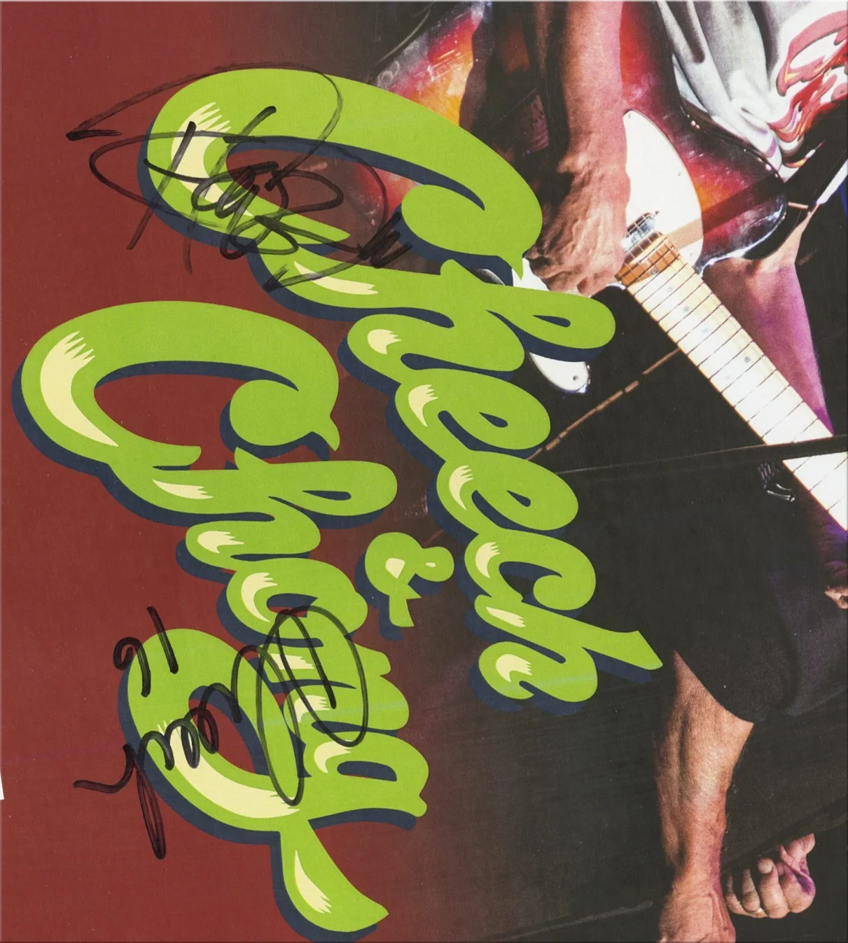 Tommy Chong and Cheech Marin autographed gig poster, image 3