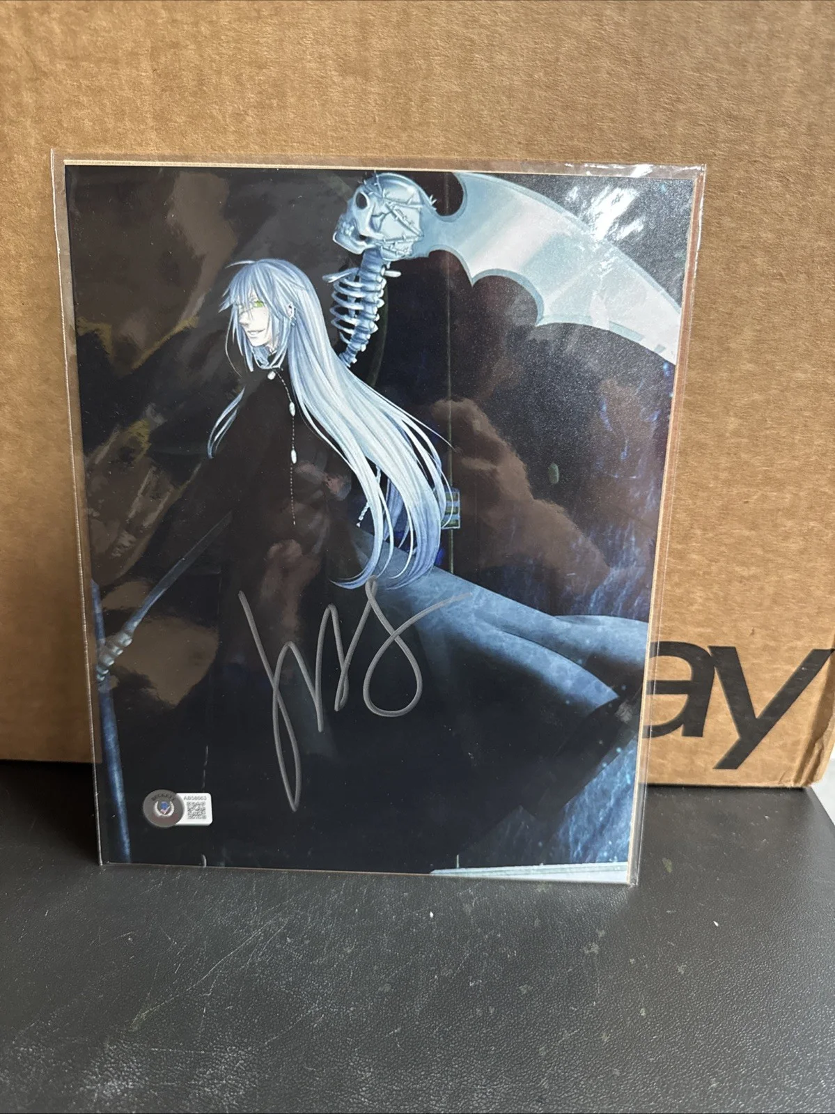 John Swasey — John Swasey Autographed Black Butler Undertaker 8x10 Photo Beckett COA ANIME