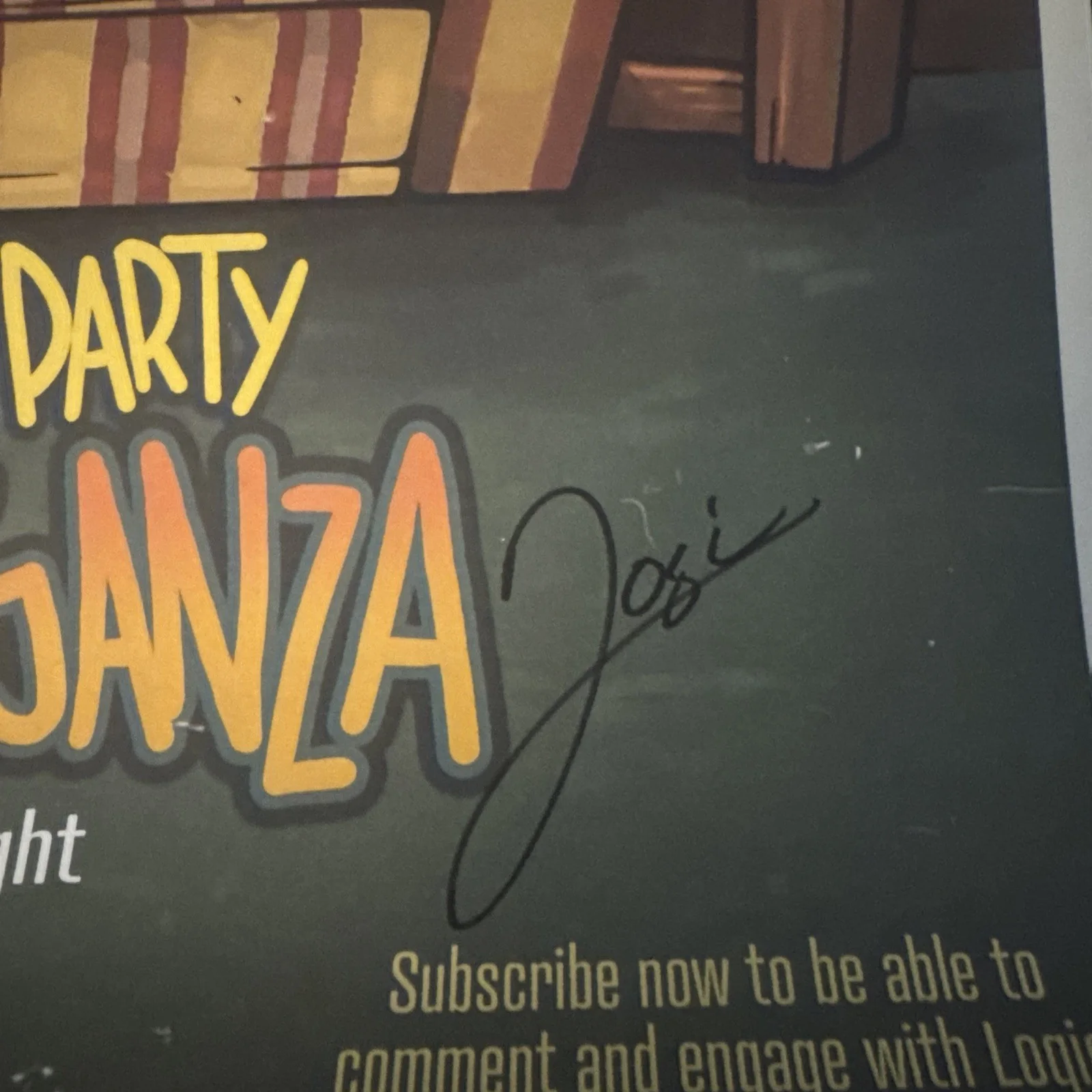Logic No Pressure Release Twitch 18x24 Poster Extravaganaza Signed By Logic B, image 5