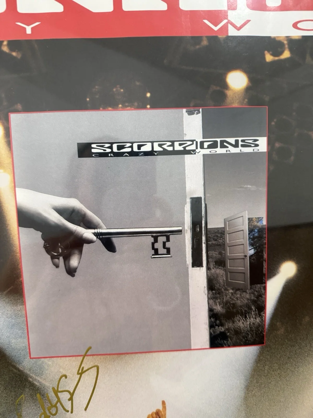 SCORPIONS Autographed Signed Poster, image 2