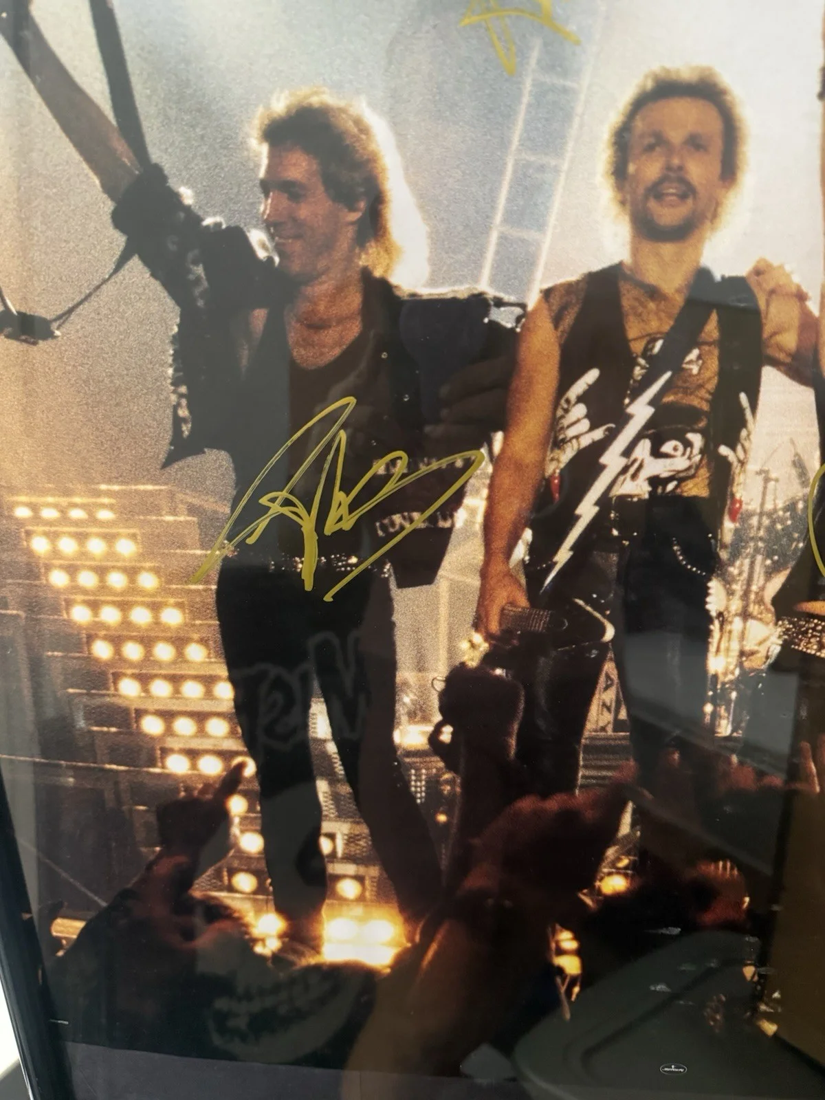 SCORPIONS Autographed Signed Poster, image 3