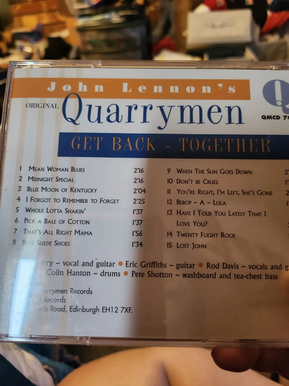 John Lennon's Quarrymen Autographed CD Get Back TOGETHER, image 5
