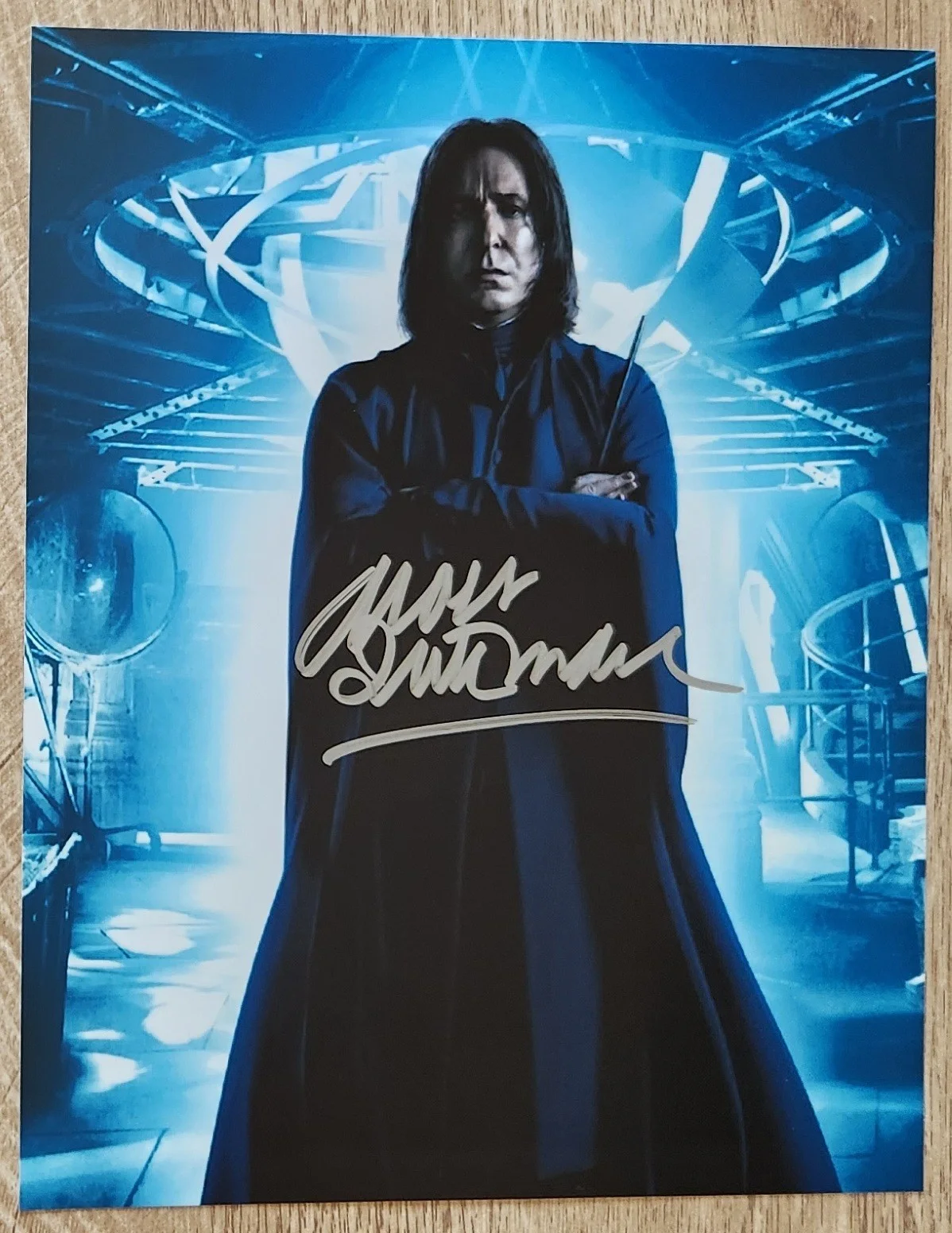Alan Rickman — Alan Rickman Harry Potter Signed 8x10 with COA
