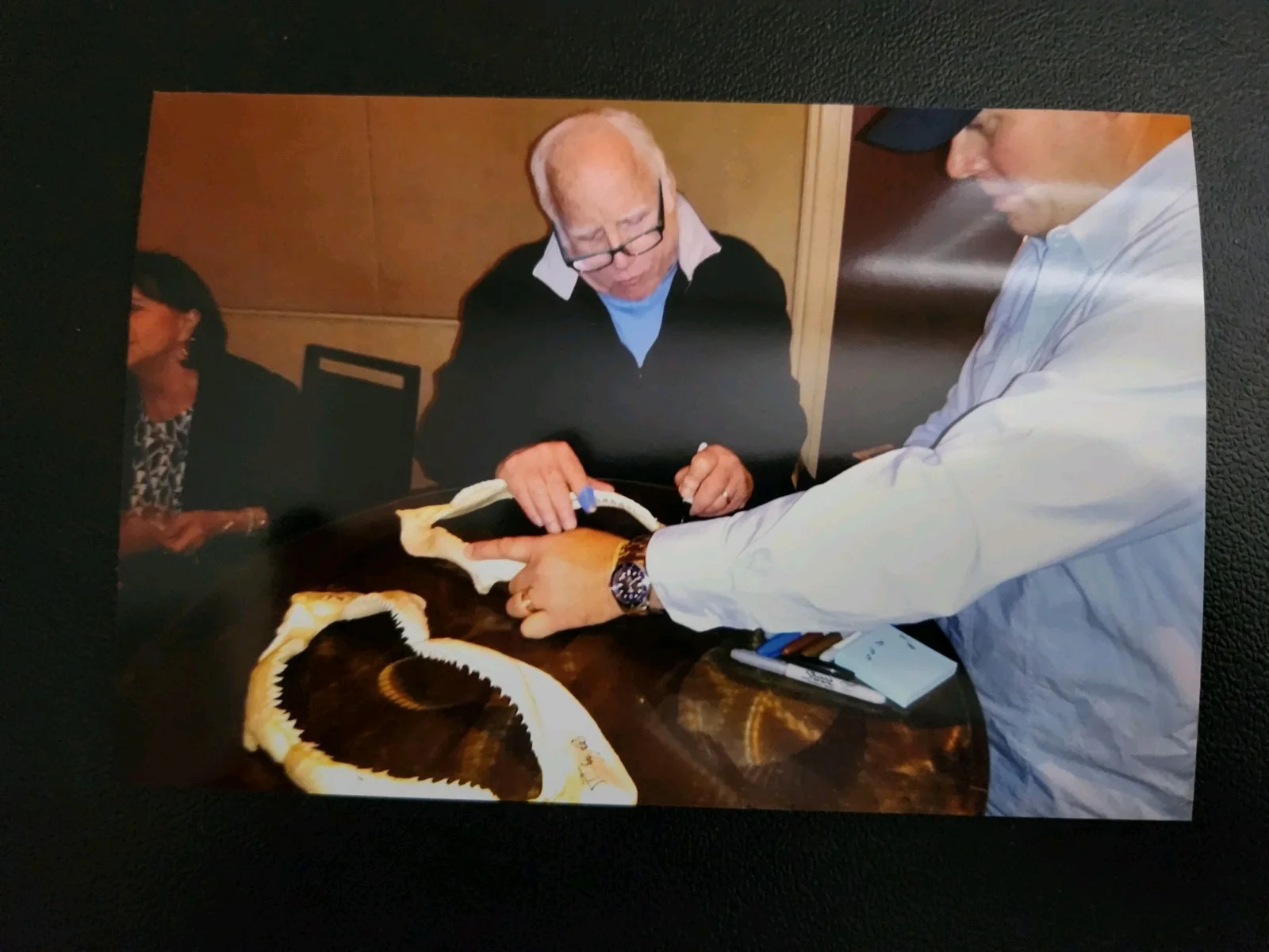 Richard Dreyfuss — Richard Dreyfuss Autographed Real Shark Jaw, image 5