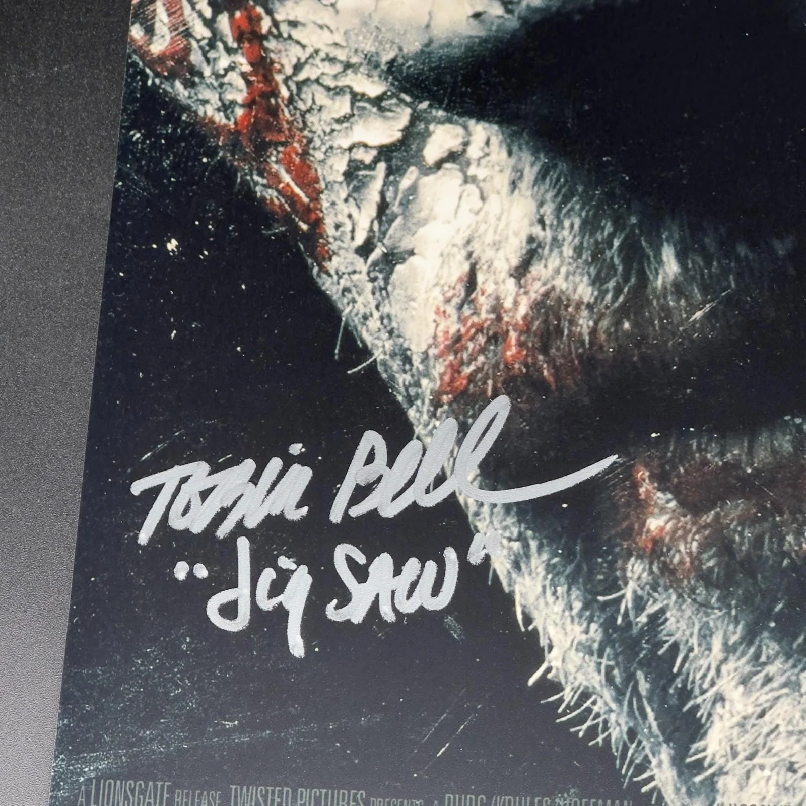 Tobin Bell — Tobin Bell Signed 12x18 Photo SAW Horror Jigsaw Beckett Authentic Autograph!, image 2