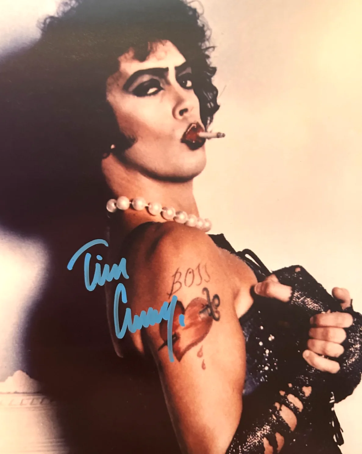 Tim Curry — Tim Curry ROCKY HORROR Signed 8x10" Original Authentic Autograph w/COA, image 3