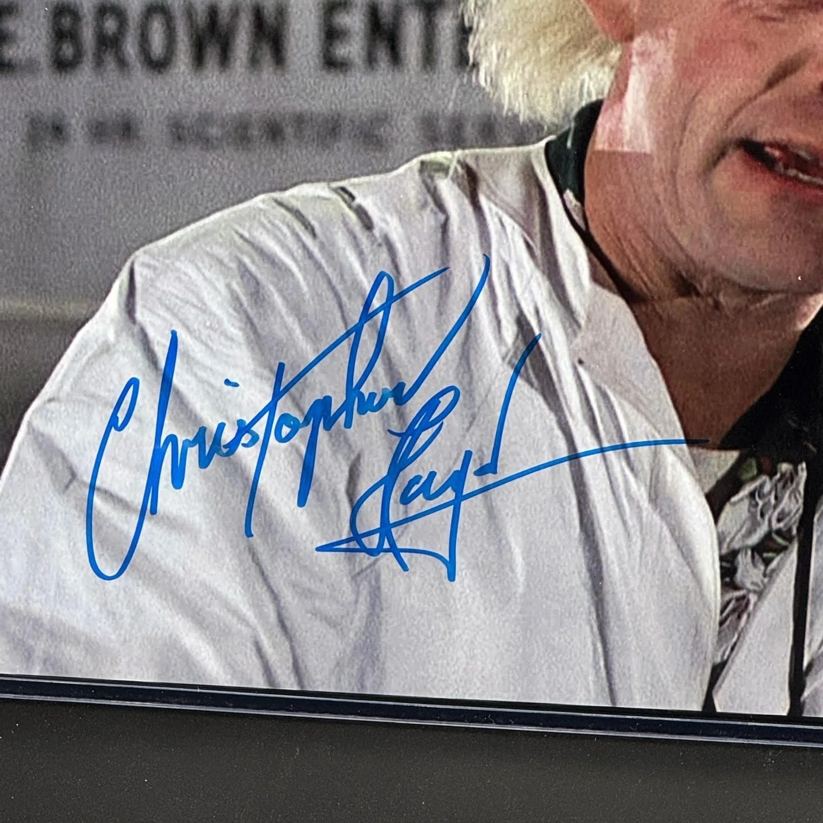 Christopher Lloyd — Christopher Lloyd Signed BTTF 11x14 Photo Doc Brown Beckett Authentic Autograph!, image 2