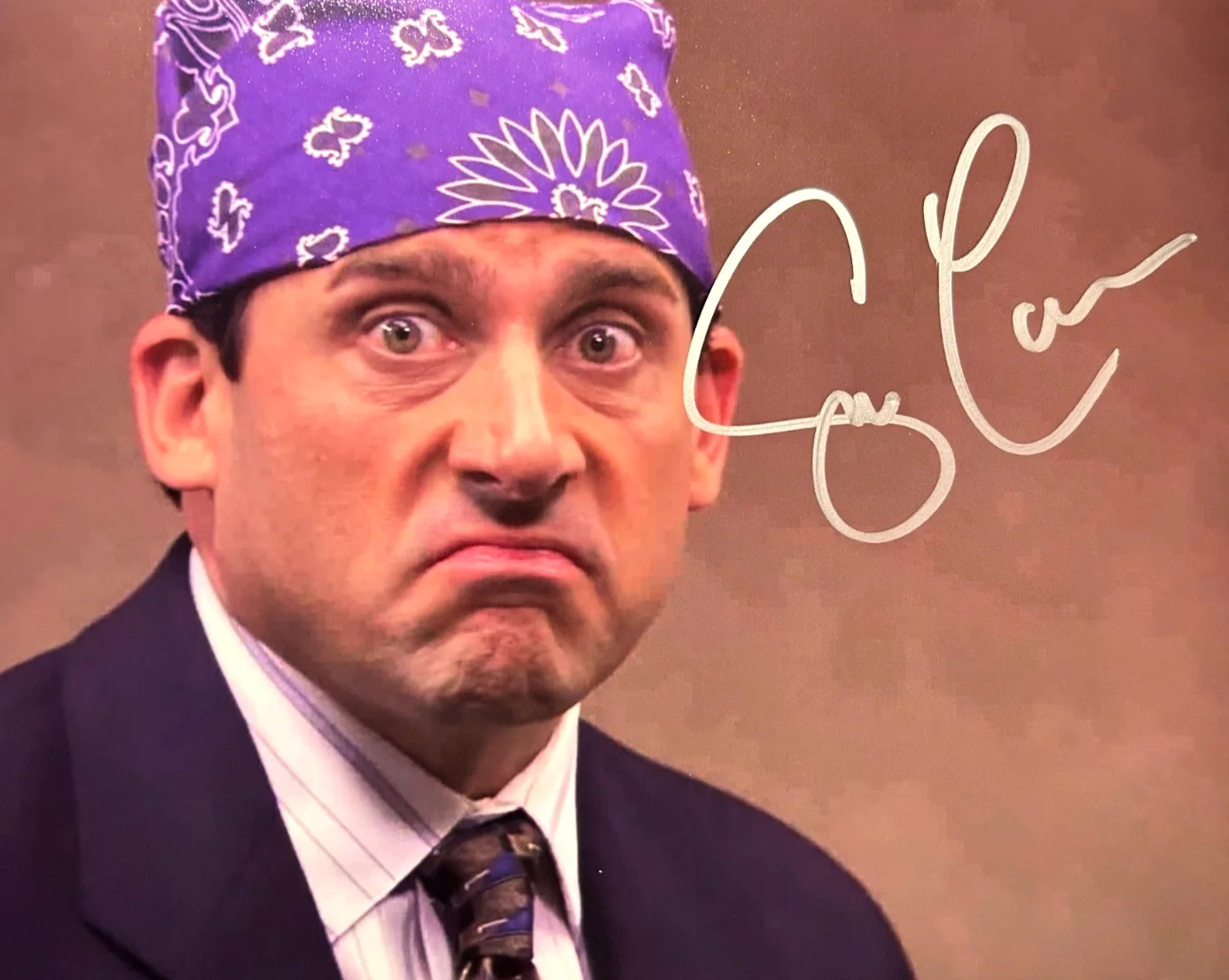 Steve Carell — THE OFFICE Signed STEVE CARELL: Michael 8x10" Authentic Original Autograph w/COA, image 3
