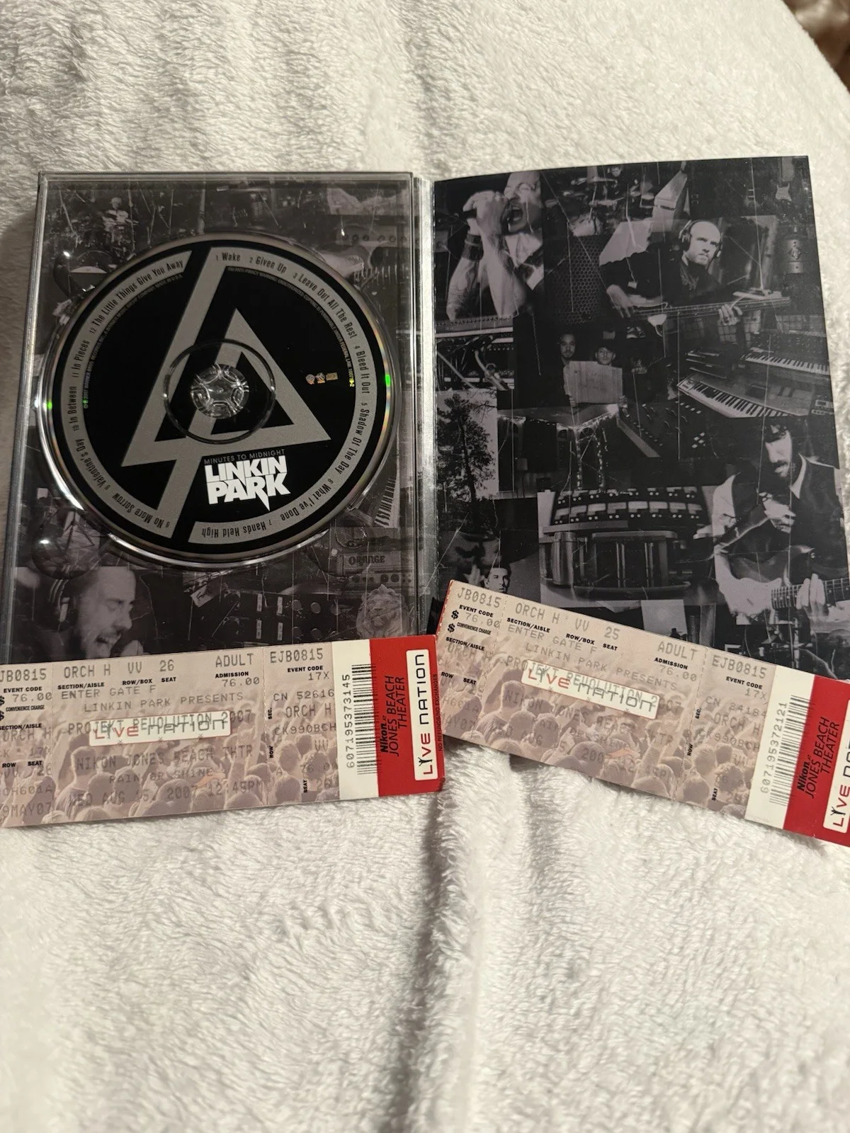 Linkin Park FULL BAND Signed CD/DVD+ JSA LOA + Chester Bennington Authentic Auto, image 2