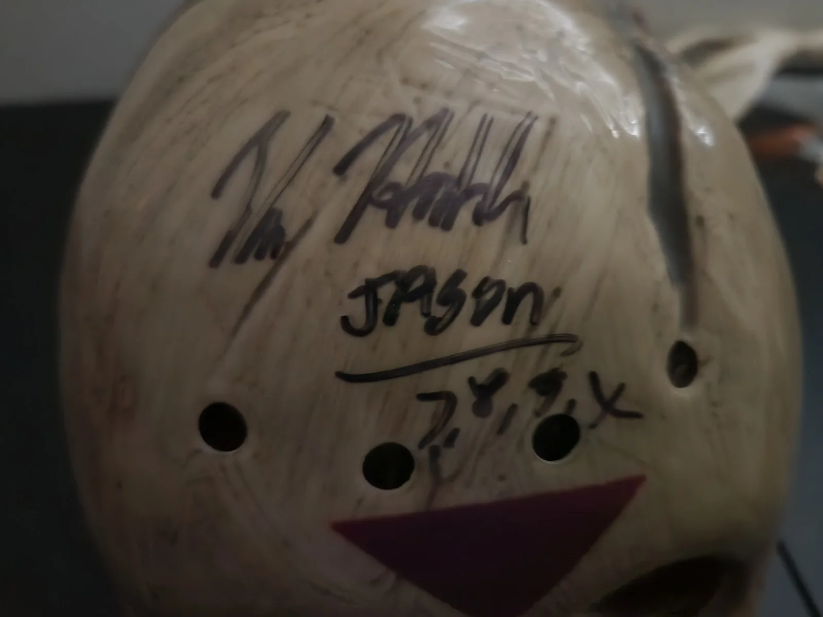 Kane Hodder — Kane Hodder Signed Friday The 13th Jason Voorhees Full Mask Autograph, изображение 2