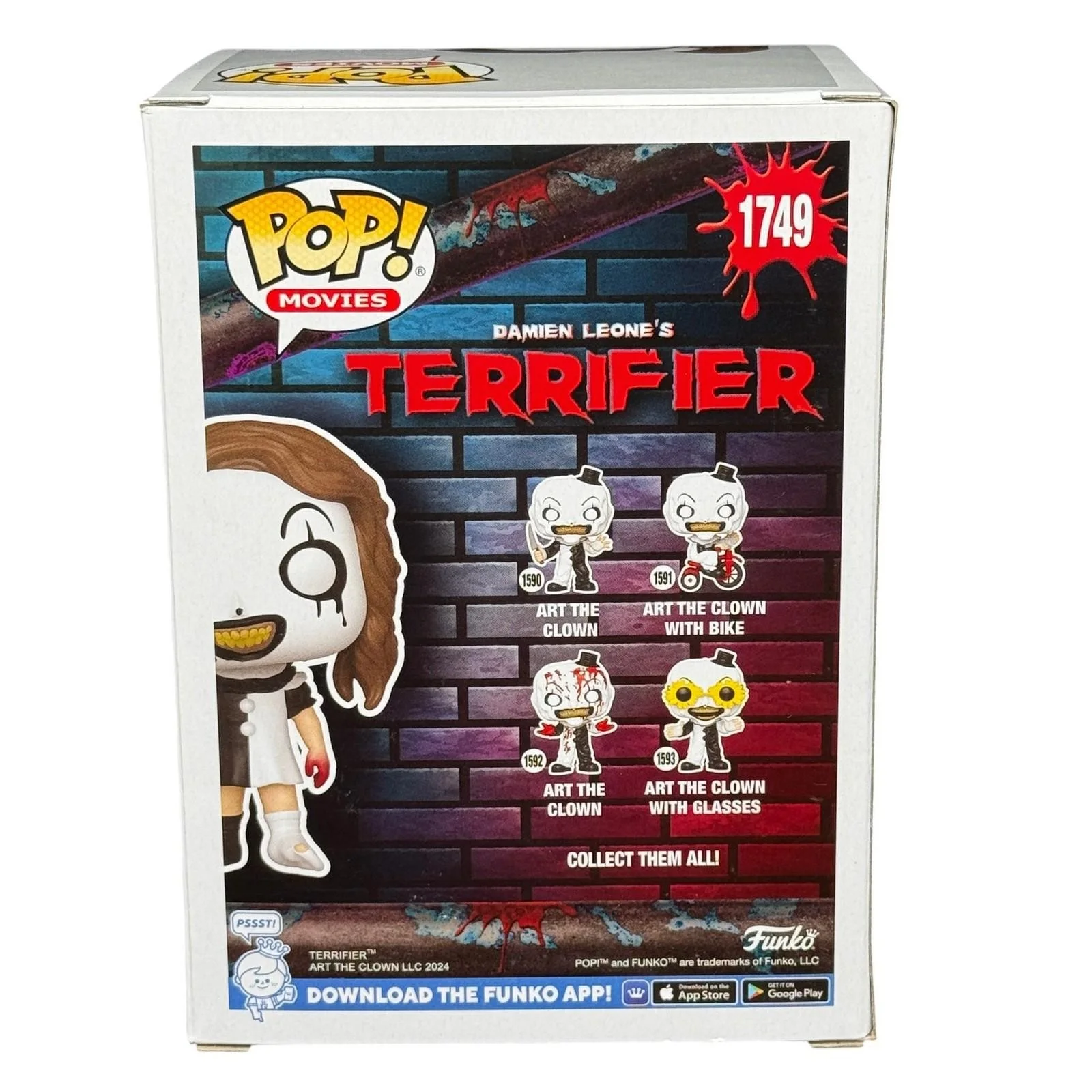 Amelia McLain — Amelie McLain Signed Little Pale Girl Terrifier Funko Pop Autograph Beckett, изображение 3