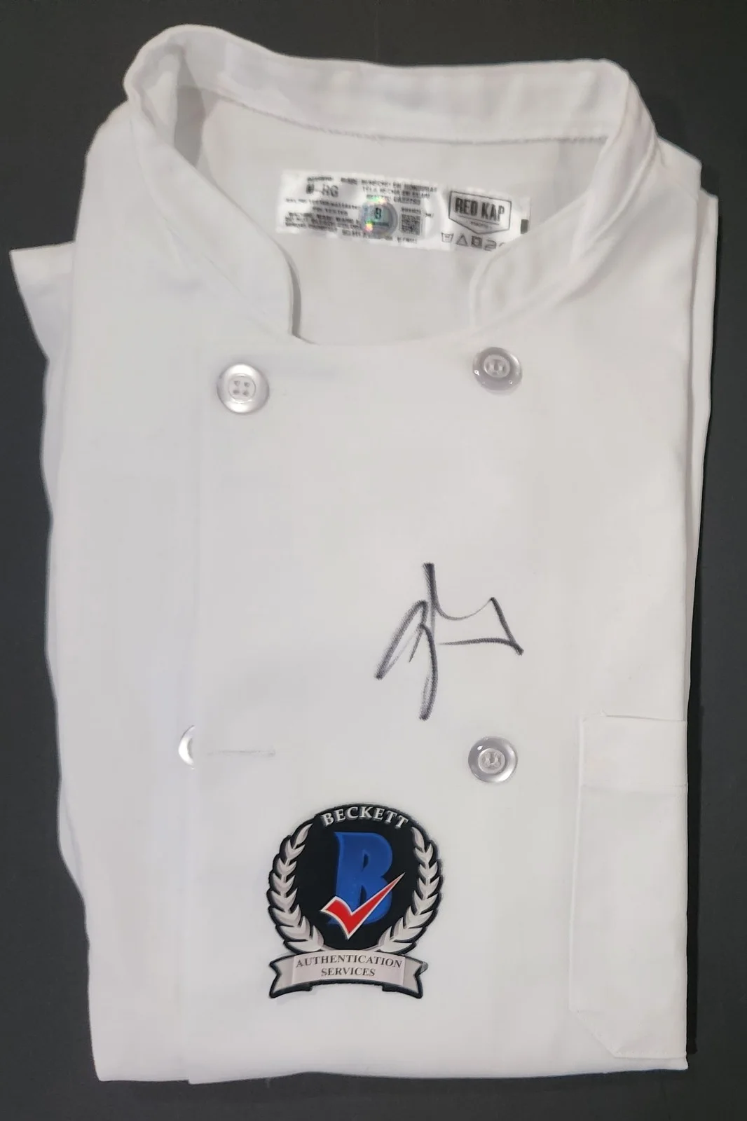 Gordon Ramsay — Gordon Ramsay Signed Chef Coat Jacket Autographed Hell's Kitchen BAS COA, изображение 4