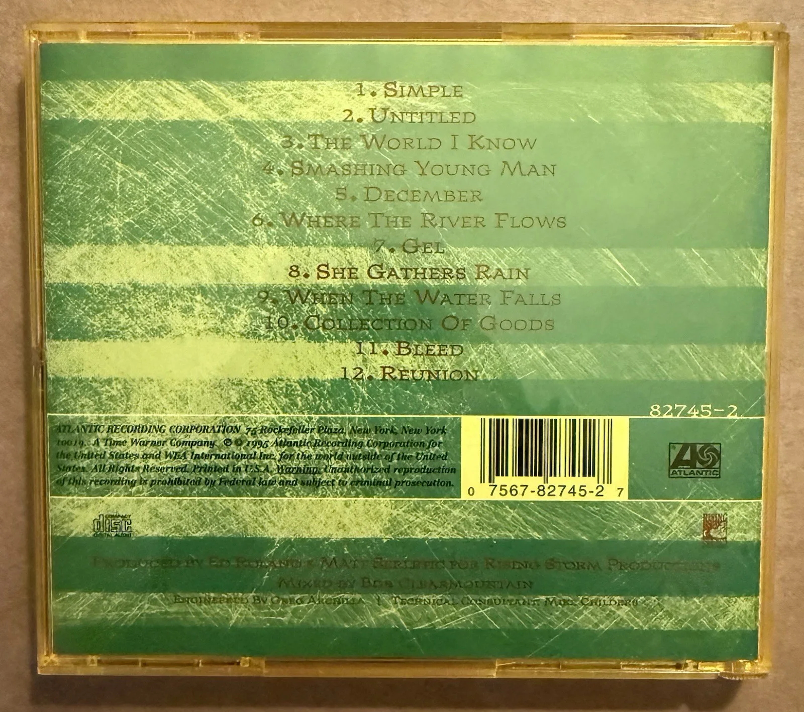 COLLECTIVE SOUL SIGNED SELF TITLED 1995 CD Original Autographed By The Band, изображение 3